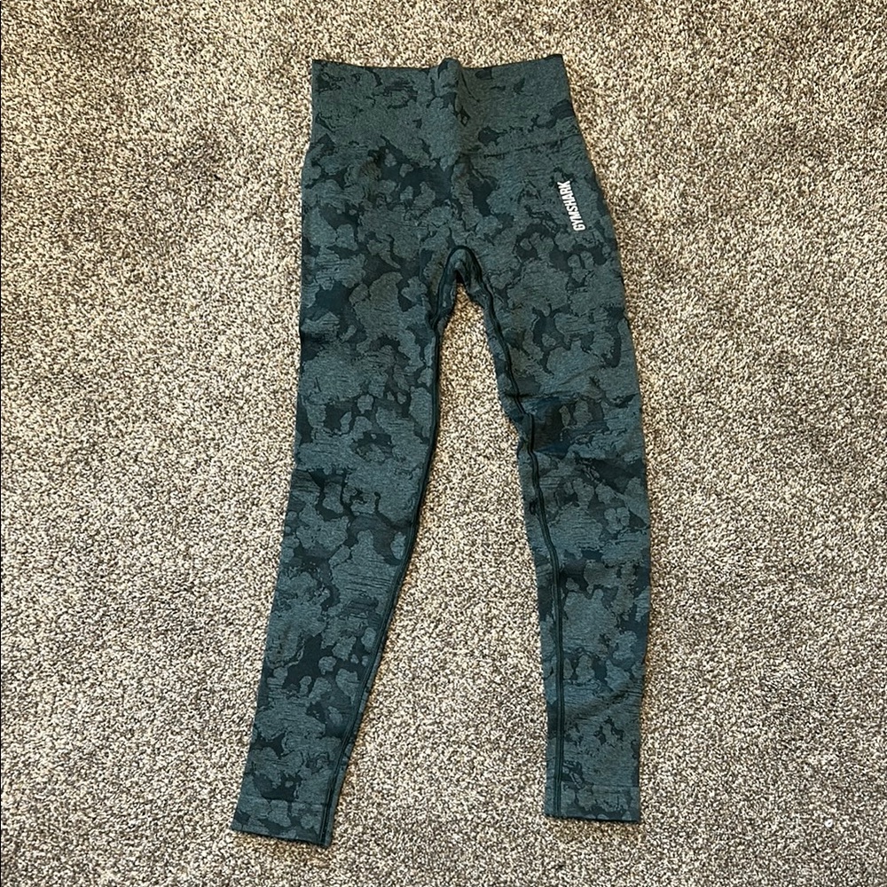 Camo Green gymshark leggings